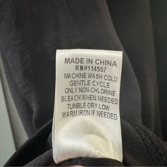 THML Black A-Line Halter Dress with White Embroidery size MP - Picture 2 of 6